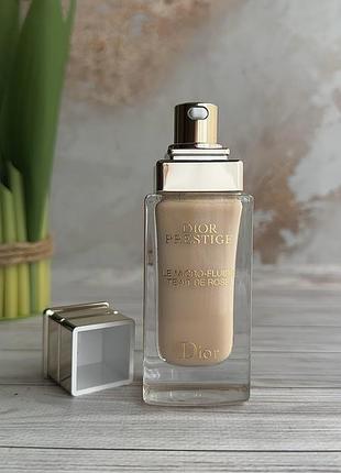 Тональний флюїд dior prestige le micro-fluide teint de rose