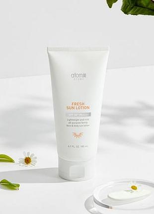 Солнцезащитный лосьон atomy fresh sun lotion spf50+ 180 мл (001555)