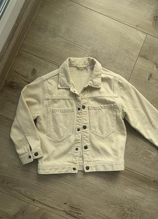 Джинсовий жакет на дівчинку zara
