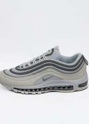 Мужские кроссовки nike air max 97 white grey / smb+ 🔗