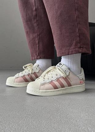 Жіночі кросівки adidas superstar sakura pink / smb+ 🔗