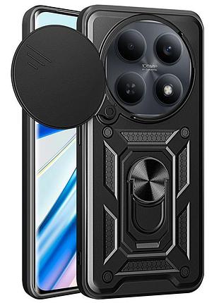 Чохол ummi camshield serge ring для redmi note 15 (eu) / poco m8 5g, протиударний кейс з кільцем-тримачем, захистом камери та