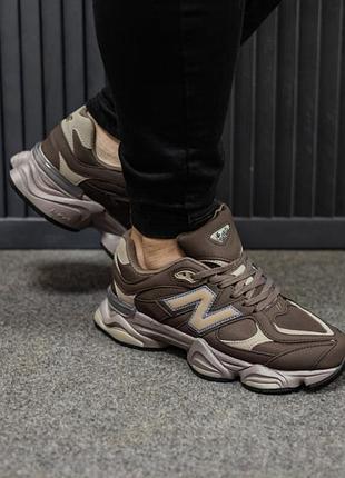 Мужские кроссовки new balance 9060 brown beige / smb+ 🔗