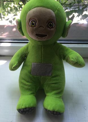 Оригинальный мягкий телепузик дипси (teletubbies dipsy, sambro) 33 см