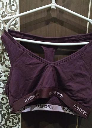 Женский топик,топ спортивний термо топ бра icebreaker sprite racerback bra меринос м
