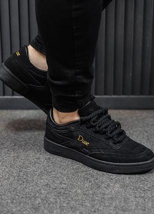 Мужские кроссовки reebok x dime club c revenge black / smb+ 🔗