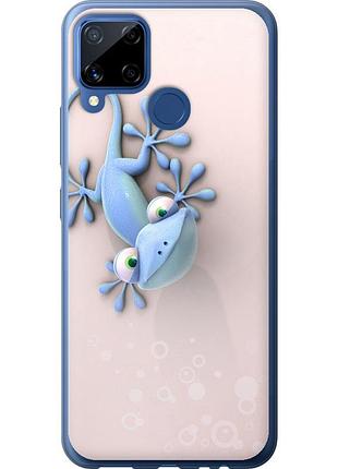 Чехол силиконовый на телефон realme c15 геккончик "1094u-2063-58250"