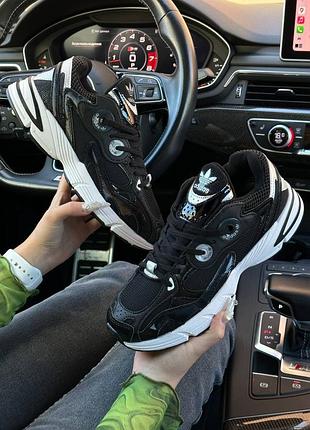 🌺женские кроссовки adidas astir originals black white