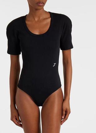 Боди женский jacquemus с принтом с подплечниками