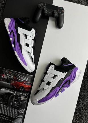 💎чоловічі кросівки adidas originals niteball hd white purple