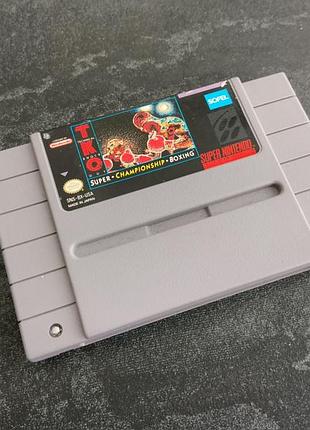 Картридж super champion boxing (super nintendo)