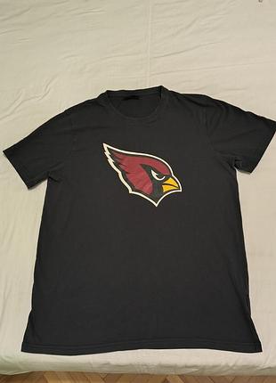Vintage - new era nfl arizona cardinals , cotton - футболка фанатська колекційна -xl