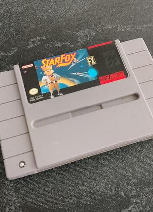 Картридж star fox (super nintendo)