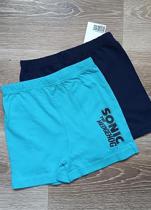 Шорты primark (sonik) на мальчика 77392, голубые + синие
