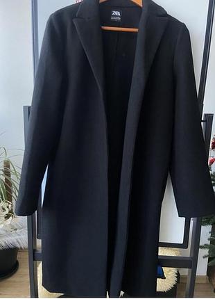 Куртка женская пальто пиджак zara черный s, 26
