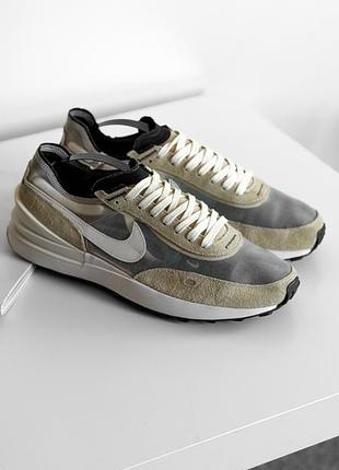 Кроссовки nike waffle one grey