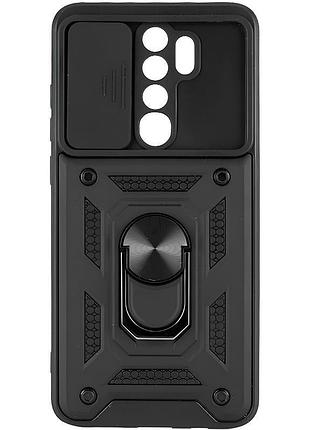 Чехол ummi camshield serge ring для xiaomi redmi note 8 pro черный / black