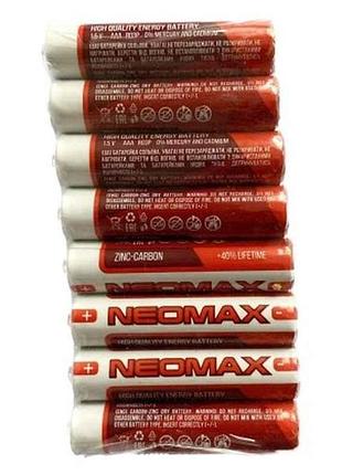 Батарейка сольова r03/aaa 8шт (плівка) тм neomax