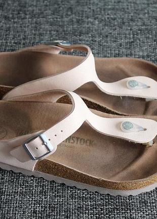 Шльопанці birkenstock gizeh vegan made in germany