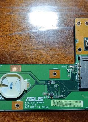 Плата питания k52jr_dc_board для ноутбука asus a52 k52 x52