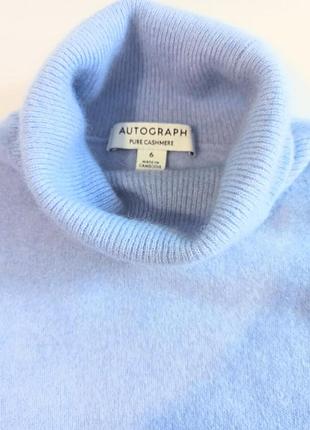 Шикарный выскоростной 100% кашемировой мирер гольф премиум autograph marks&amp;spencer 6(34) р-р оригинал
