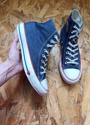Оригінальні кеди кєди converse в стилі джинс