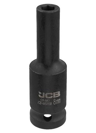 Гoлoвкa тopцeвa удapнa глибока 1/2" 8 мм (6-гранна) jcb tools jcb-4458508