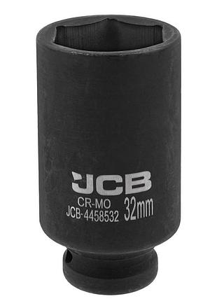 Гoлoвкa тopцeвa удapнa глибока 1/2" 32 мм (6-гранна) jcb tools jcb-4458532