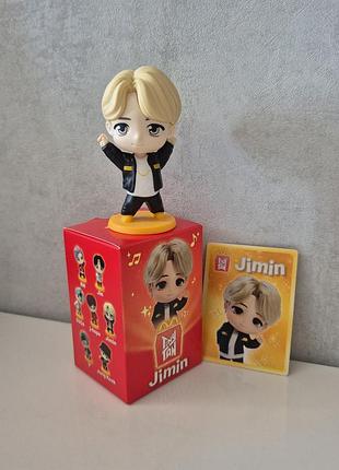Коллекционная фигурка чимин bts tinytan mcdonald's happy meal (полный комплект)