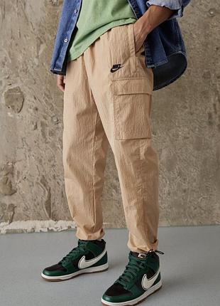 Nike sportswear cargo trousers - hemp/black, розмір м
