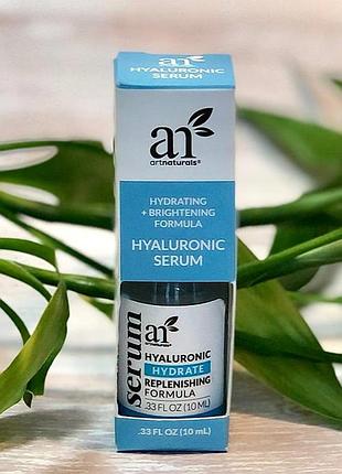 Зволожуюча сиворотка з гіалуроновою кислотою artnaturals hyaluronic hydrate replenishing formula