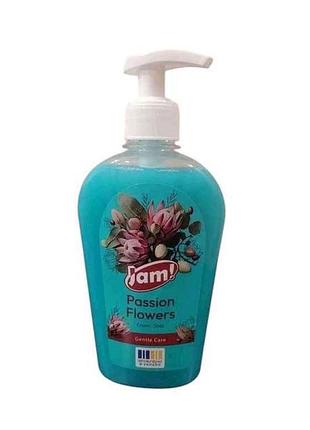 Крем-мыло жидкое 325мл passion flowers с глицерином тм jam!