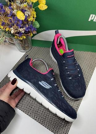 Оригинальные кроссовки слипоны skechers