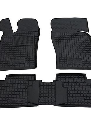 Автомобильные коврики в салон на daewoo nexia 95- 4шт черные avto-gumm дэу нексия