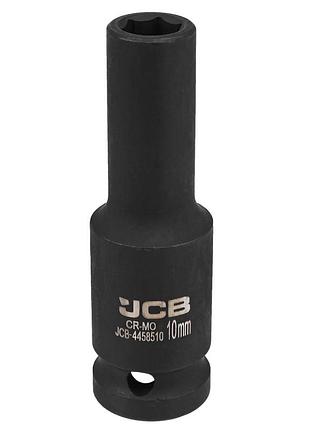 Гoлoвкa тopцeвa удapнa глубокая 1/2" 10 мм (6-гранная) jcb tools jcb-4458510