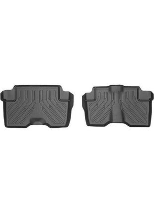 Автомобильные коврики в салон weathertech на bmw i8 14-19 2-й ряд черные бмв ай8