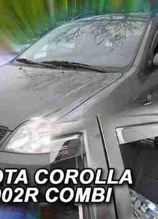 Дефлекторы окон ветровики toyota corolla 9 4d combi 01-07 вставные 4шт heko тойота королла