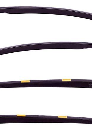 Дефлекторы окон ветровики mercedes b w245 4d 04-12 вставные 4шт heko мерседес б