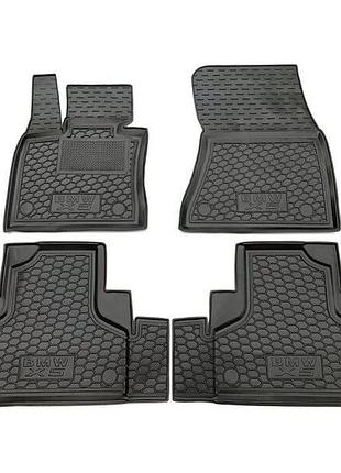 Автомобильные коврики в салон на bmw x5 f15 13-18 черные avto-gumm бмв х5