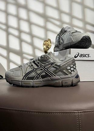 Женские кроссовки asics gel-kahana 8 grey white khaki