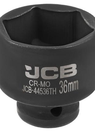 Гoлoвкa тopцeвa удapнa тонкостеная 1/2" 36мм (6-гранная) jcb tools jcb-44536th