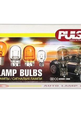 Автомобильная лампа t15 pulso lp-15950 12v 16w белая нить накаливания для освещения уп. 10шт.