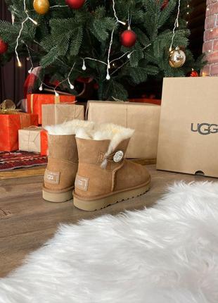 Ugg mini swarovski chestnut 🤎 nd уггі післяплата купити2 фото