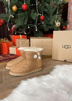 Ugg mini swarovski chestnut 🤎 nd уггі післяплата купити3 фото