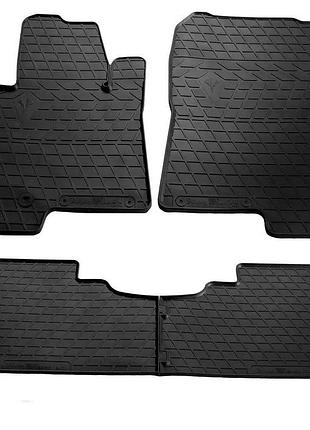 Автомобильные коврики в салон на mitsubishi pajero 3 v60 99-06 4шт черные stingray митсубиси паджеро
