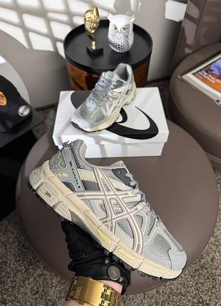 Женские кроссовки asics gel-kahana 8 light grey beige