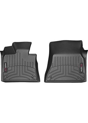 Автомобильные коврики в салон weathertech на bmw x5 14-18 передние черные бмв х5