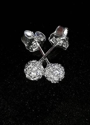 Серебряные серьги шарики 💥успейте приобрести💥лот 358