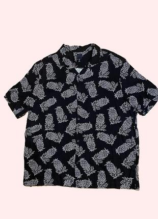 Гавайка с ананасами xxl h&m
