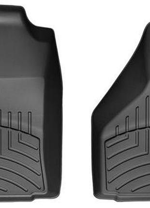 Автомобільні килимки поліки в салон weathertech на dodge ram 1500 quad cab 09- передні чорні додж рам 1500